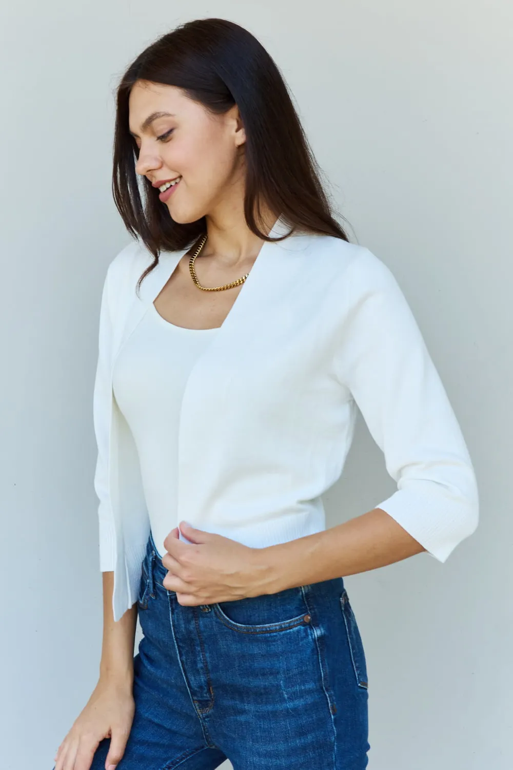 *STEAL* My Favorite Cropped Cardigan (Ivory)