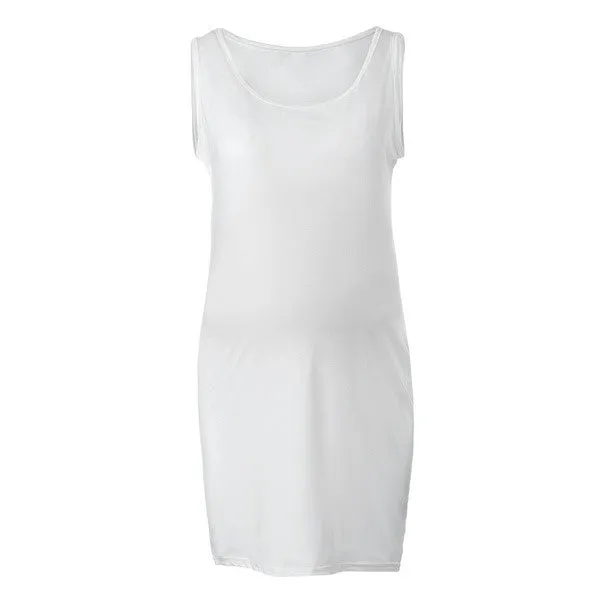 Stylish Fashion Womens Pregnants O-Neck Sleeveless Nursing Maternity