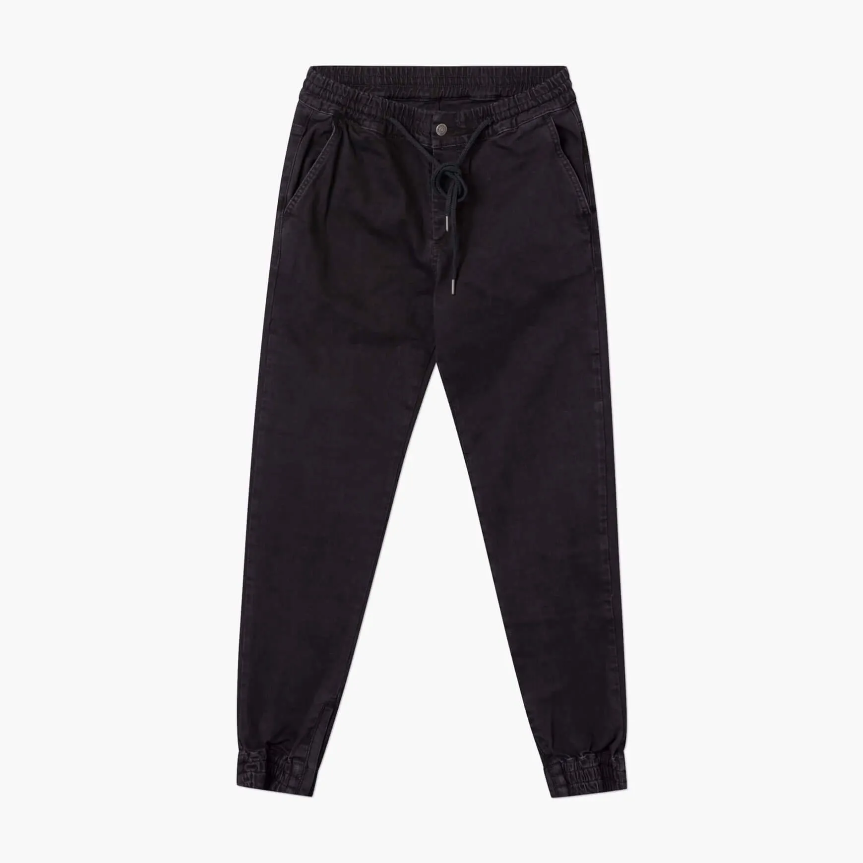Tactical Denim Jogger Black