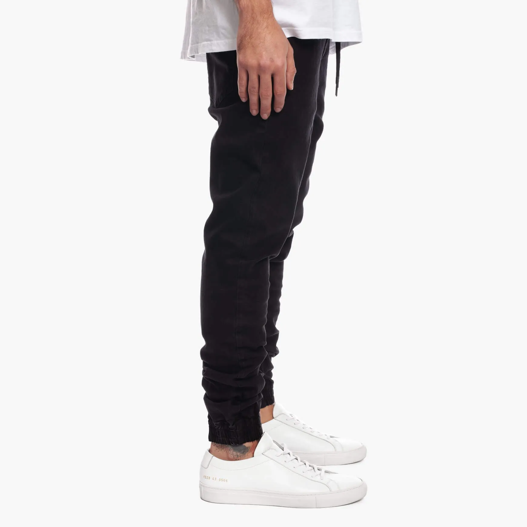 Tactical Denim Jogger Black