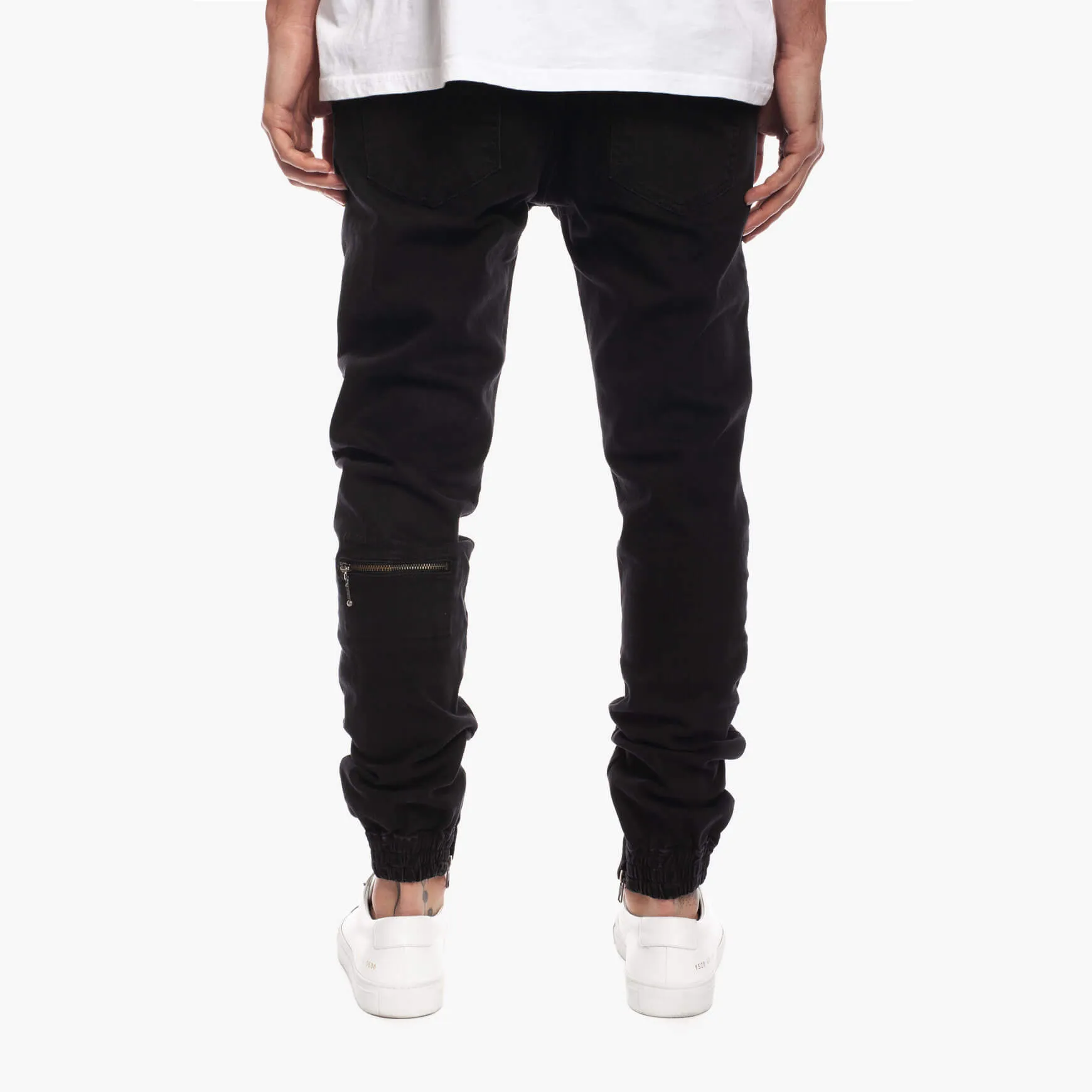 Tactical Denim Jogger Black