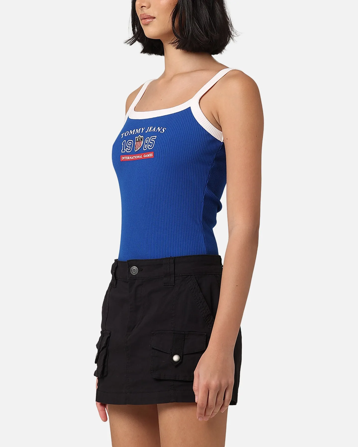 Tommy Jeans Women's TJW Archive Games Bodysuit Phthalo Blue