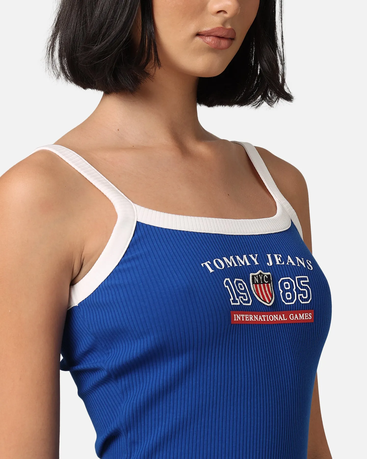 Tommy Jeans Women's TJW Archive Games Bodysuit Phthalo Blue