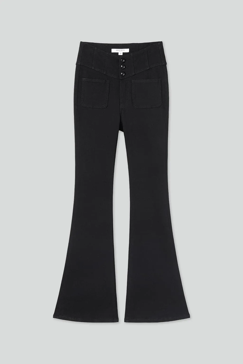 V-Shape Waist Flared Jeans