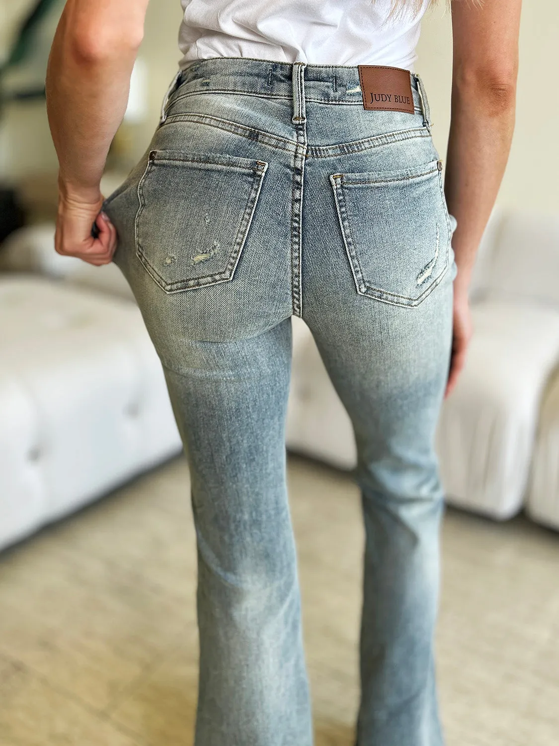 Women's Judy Blue Full Size High Waist Flare Jeans