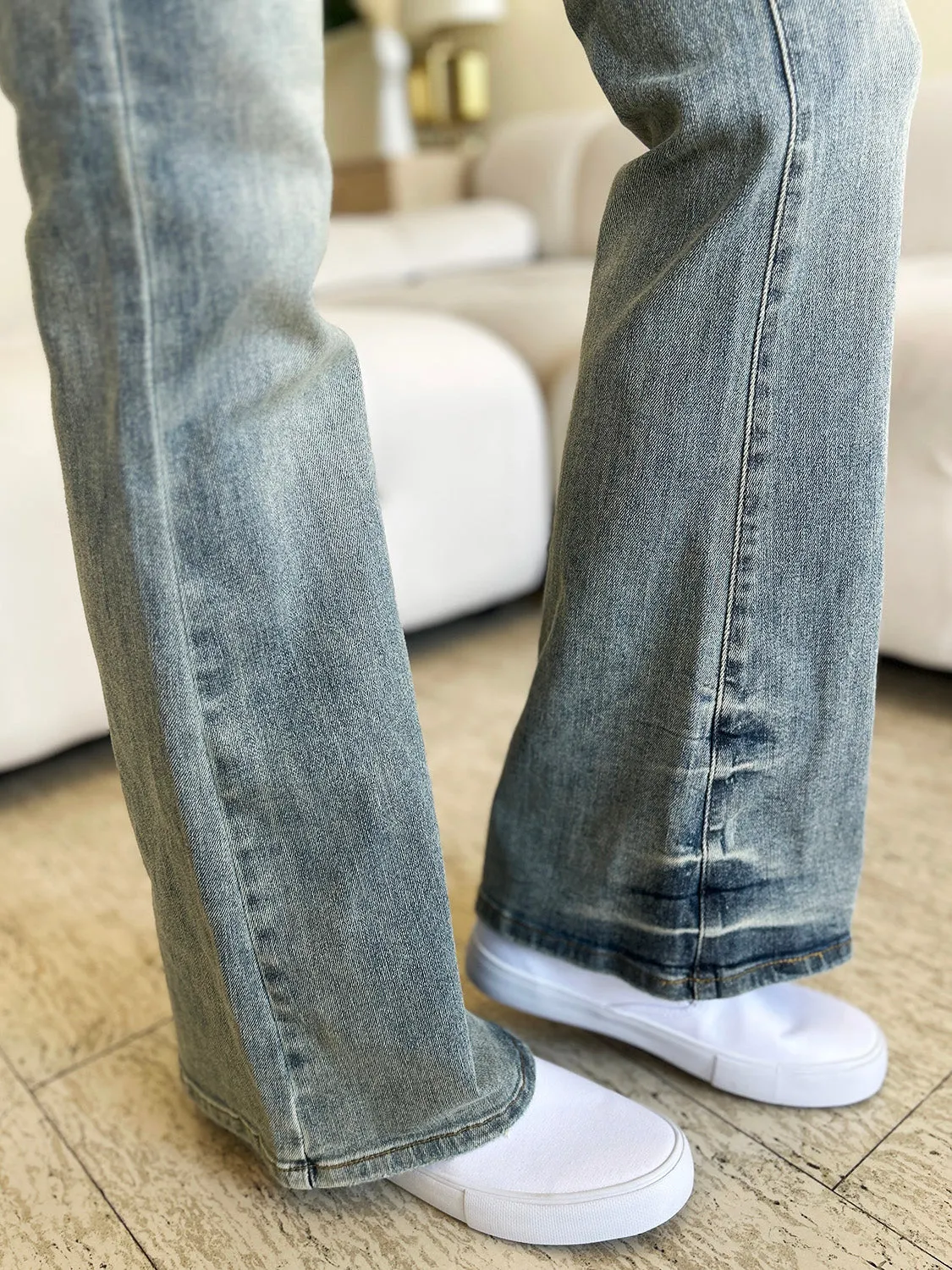 Women's Judy Blue Full Size High Waist Flare Jeans