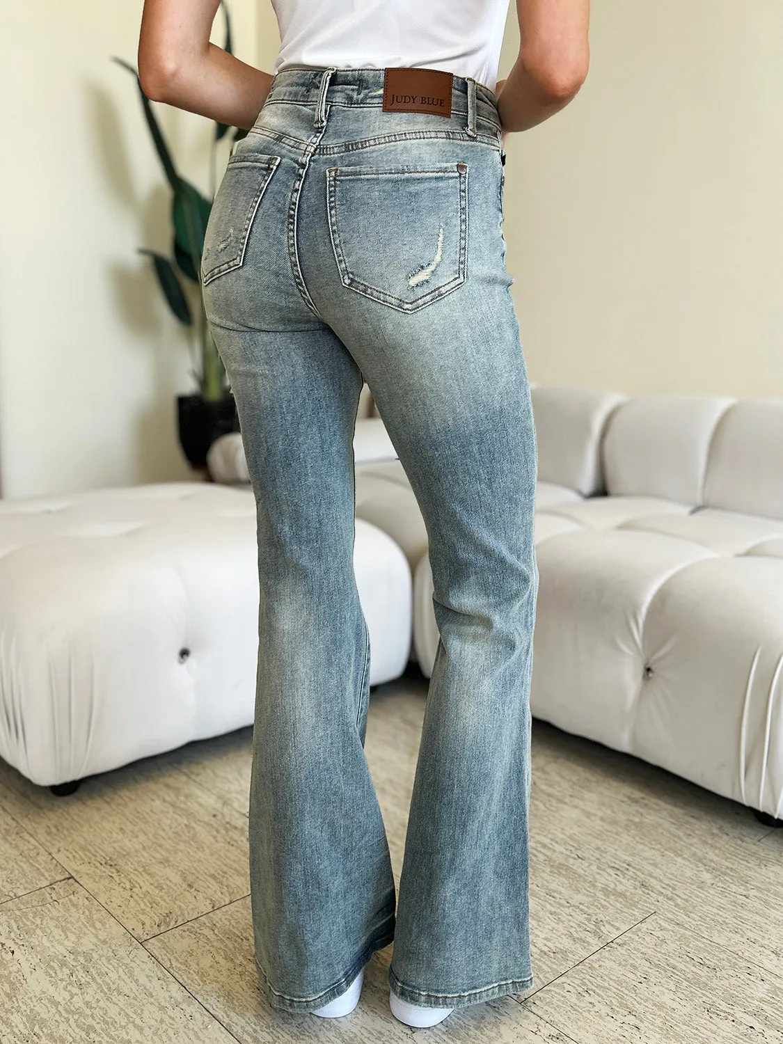 Women's Judy Blue Full Size High Waist Flare Jeans